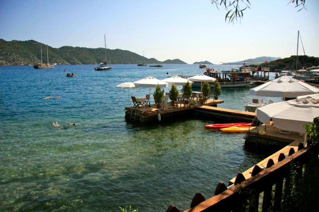 Sahil Pension Kaleucagız Exteriör bild